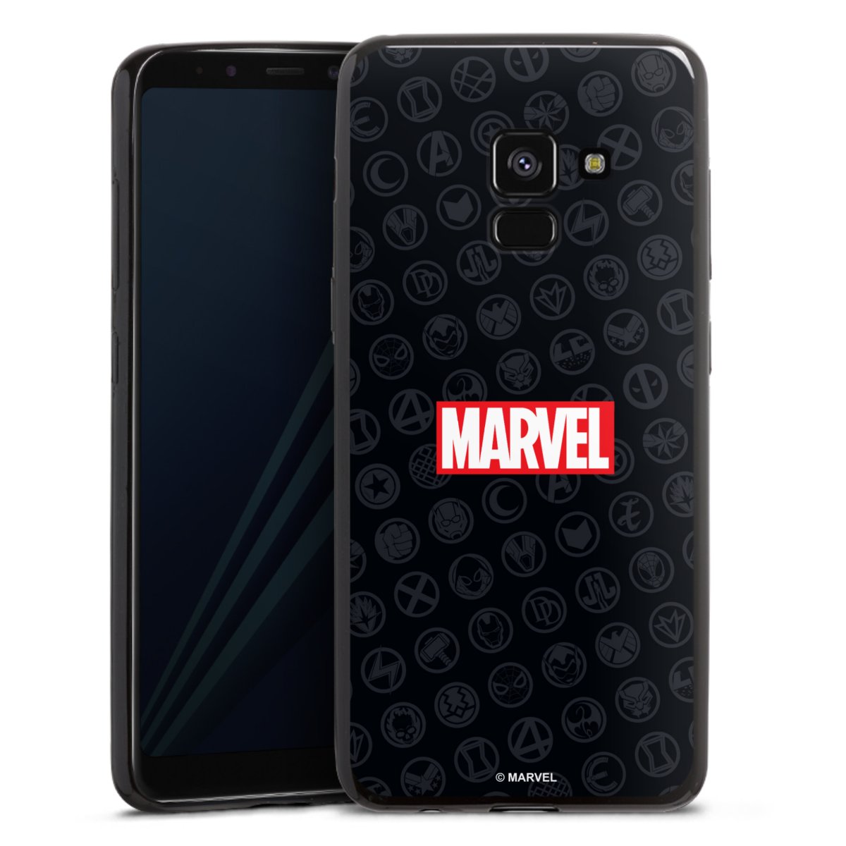 Marvel Logo Black Red 