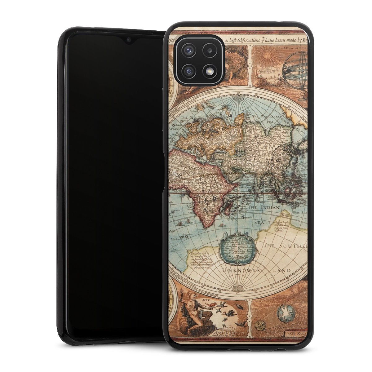 Mappa del mondo vintage