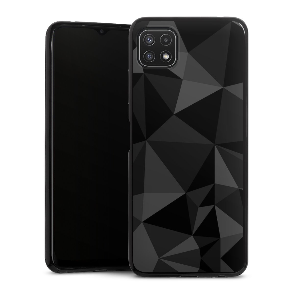 Motif Polygone Noir
