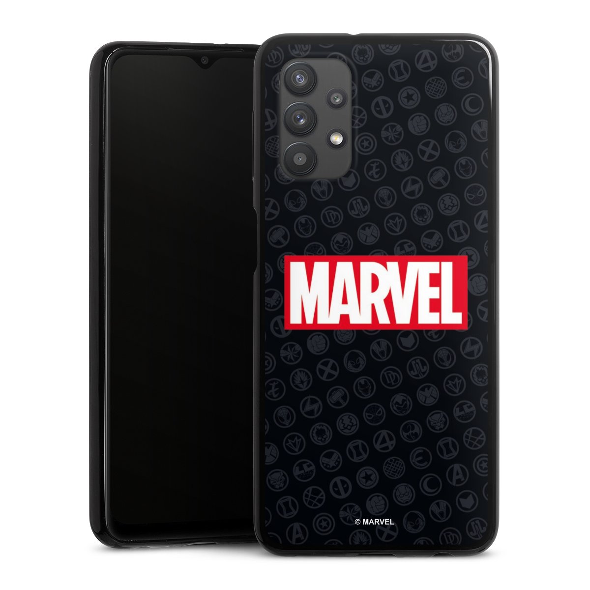 Marvel Logo Black Red 