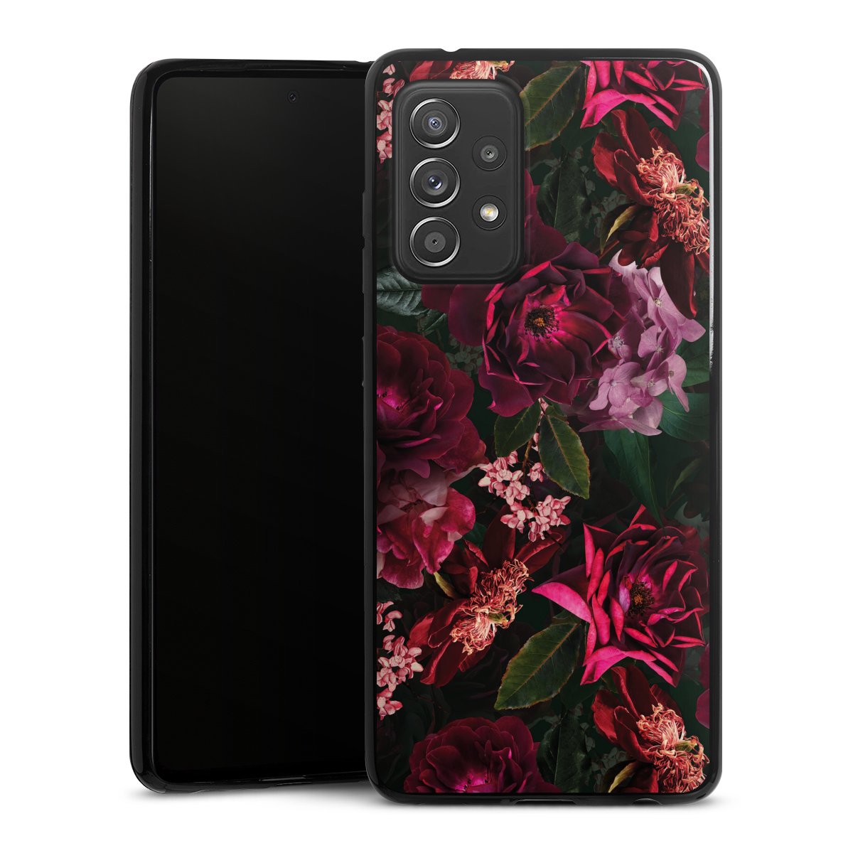 Fiori rosso scuro e rosa
