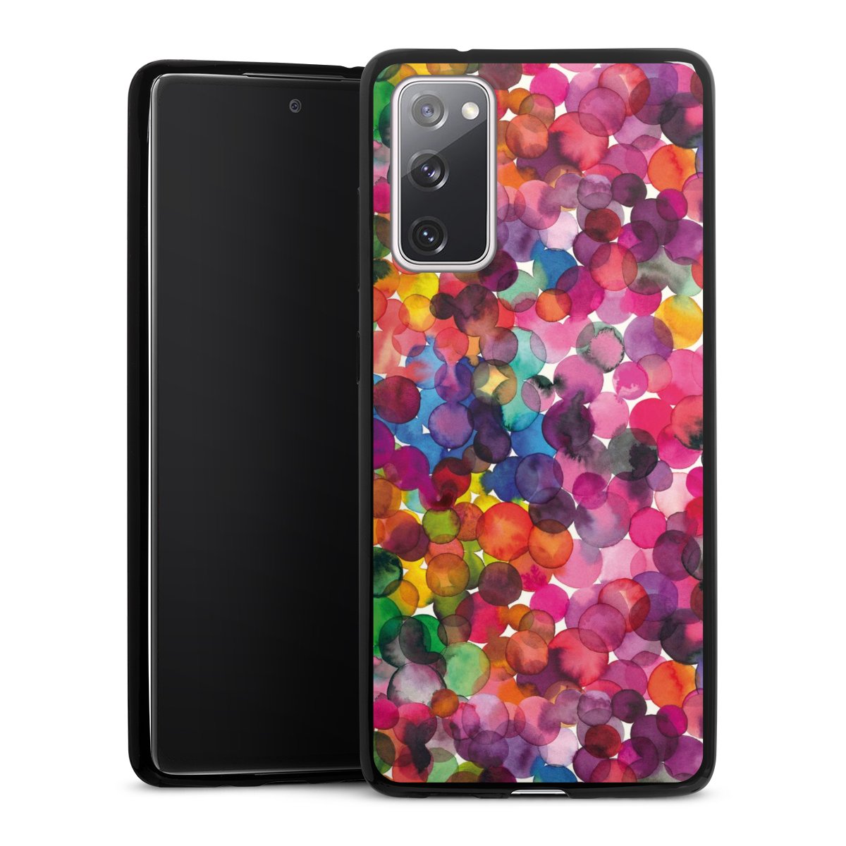 Punti acquerello sovrapposti