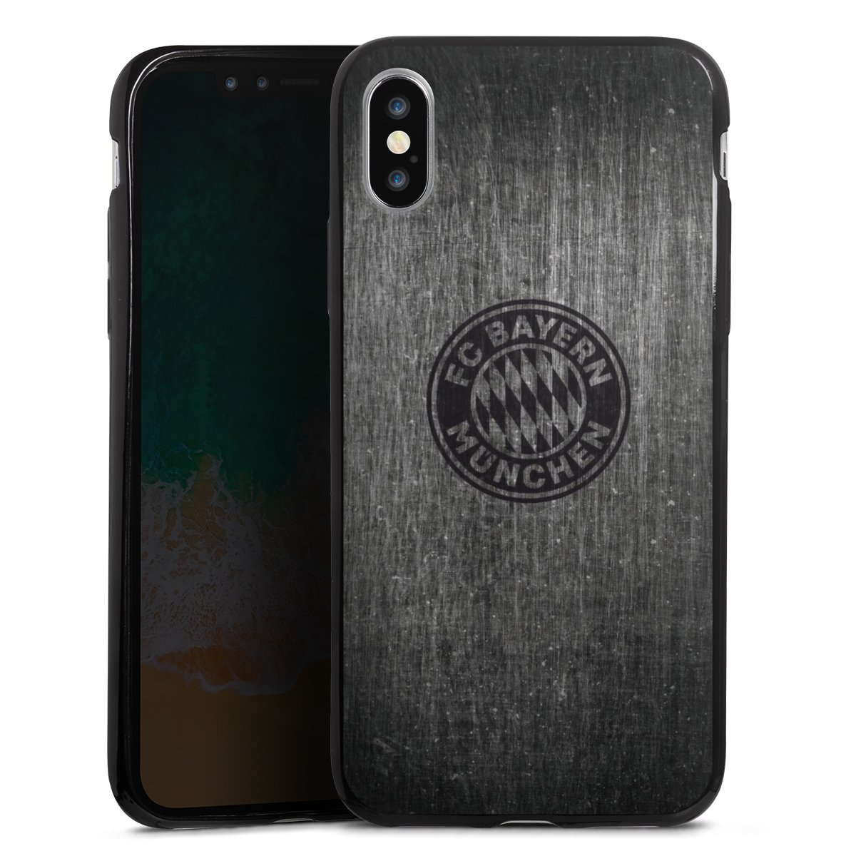 Metalllook FCB Logo einfarbig