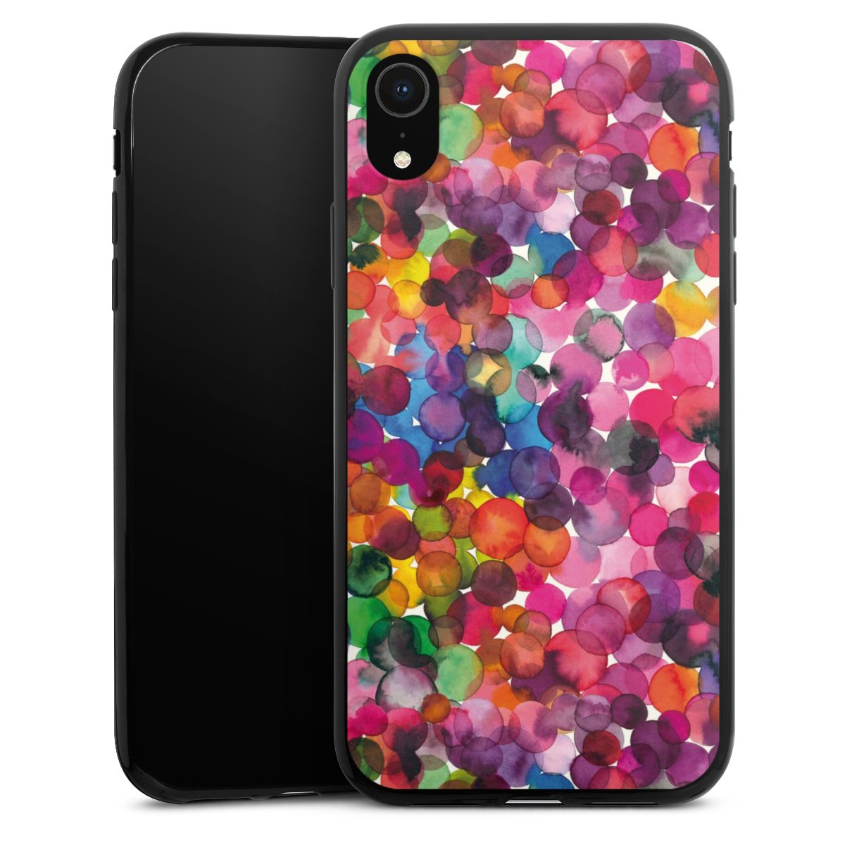 Punti acquerello sovrapposti