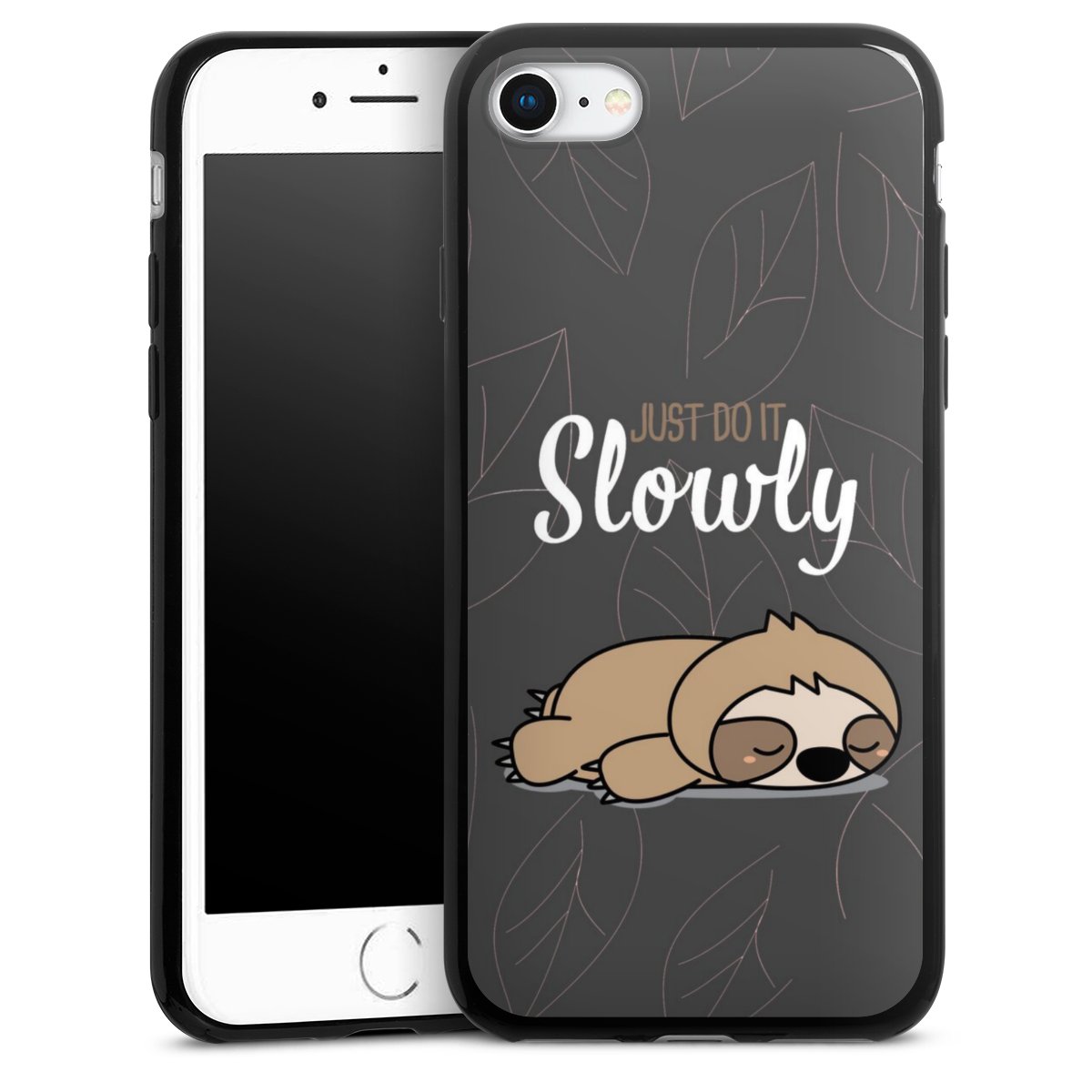 Just Do It Slowly Sloth Grey