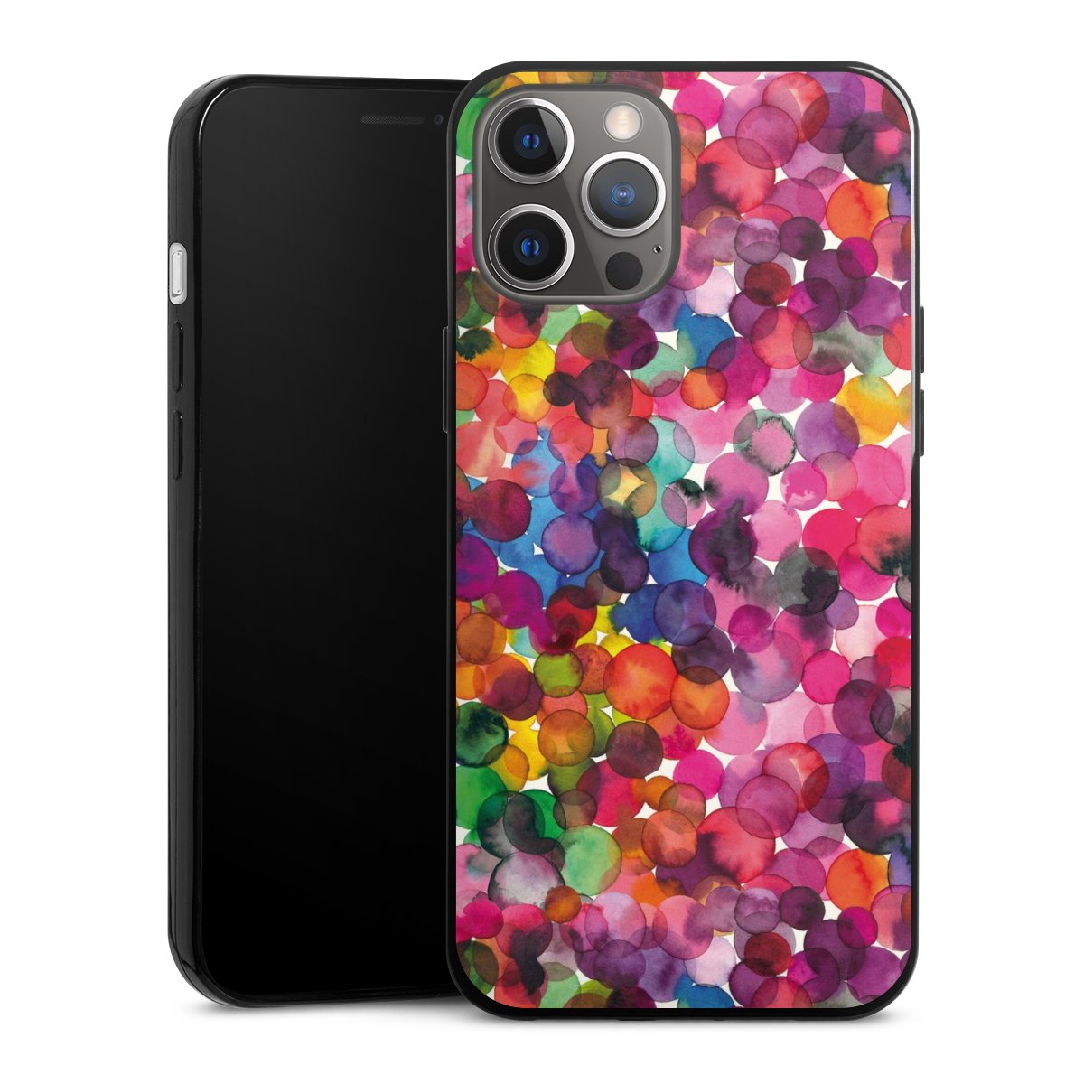 Punti acquerello sovrapposti