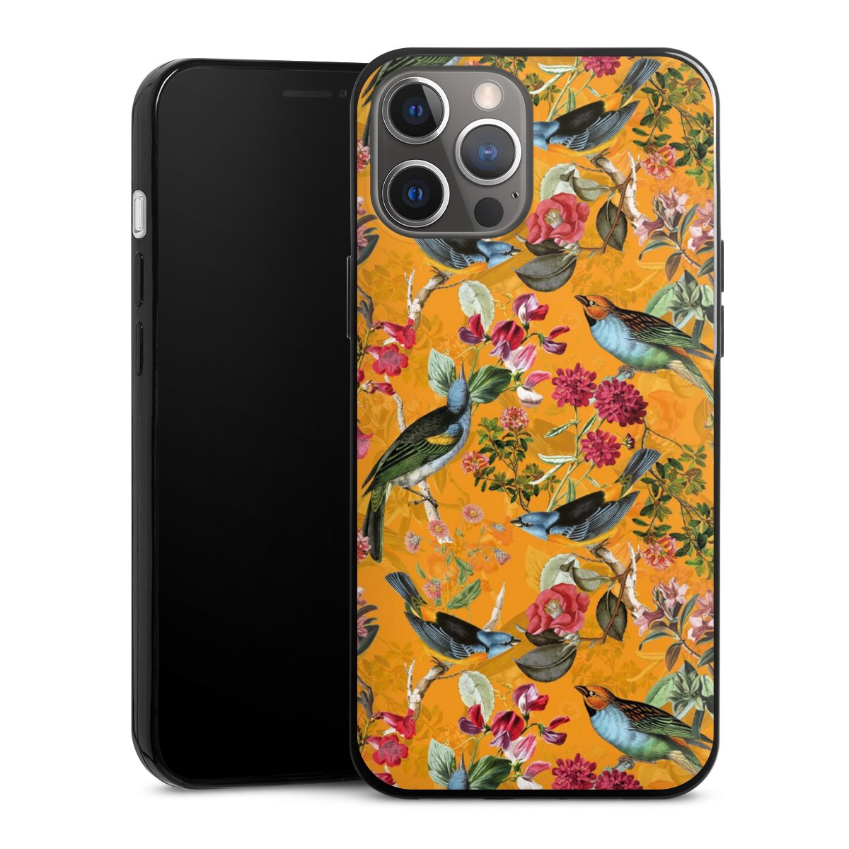 Vogels Bloemen Behang