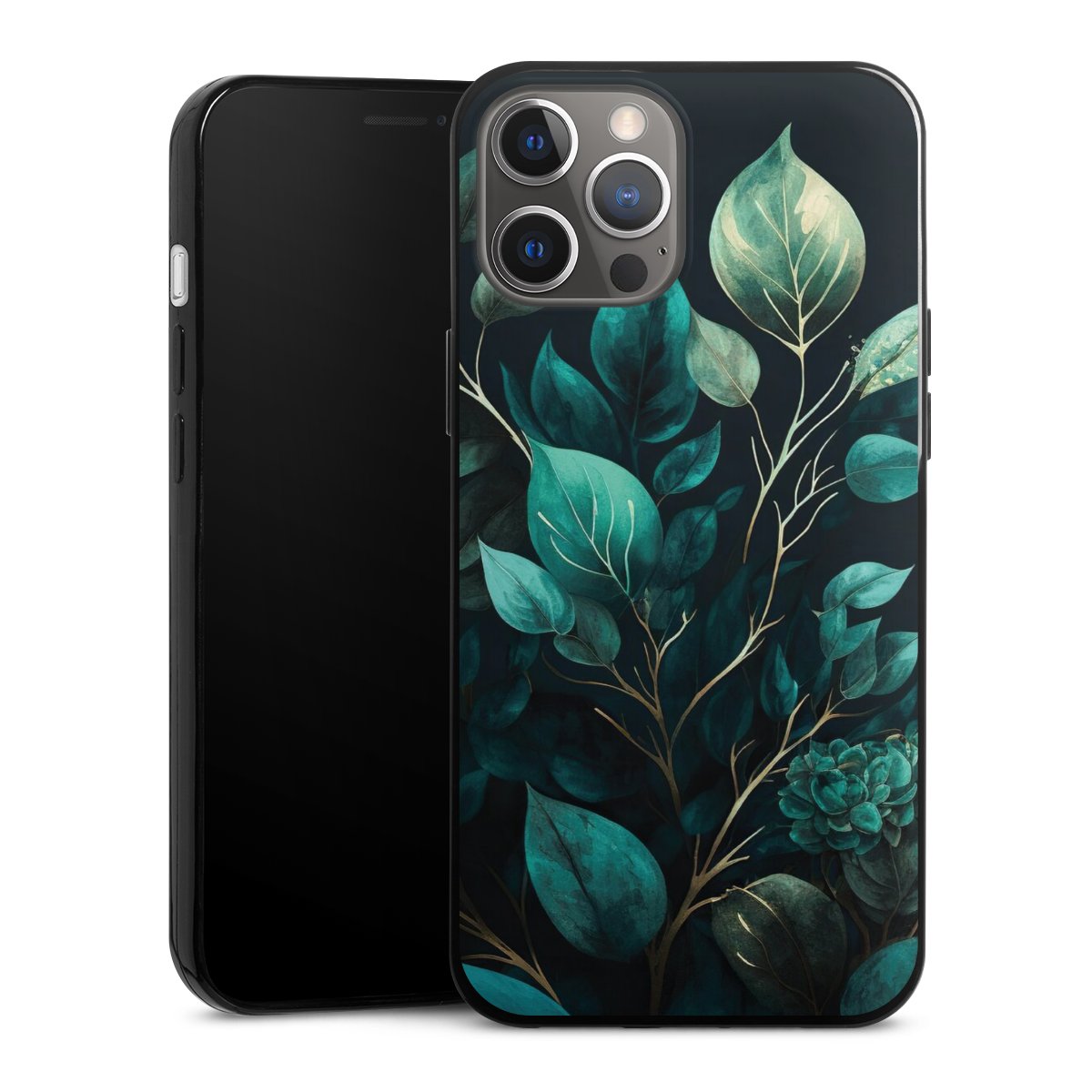 Eukalyptus dunkler Hintergrund