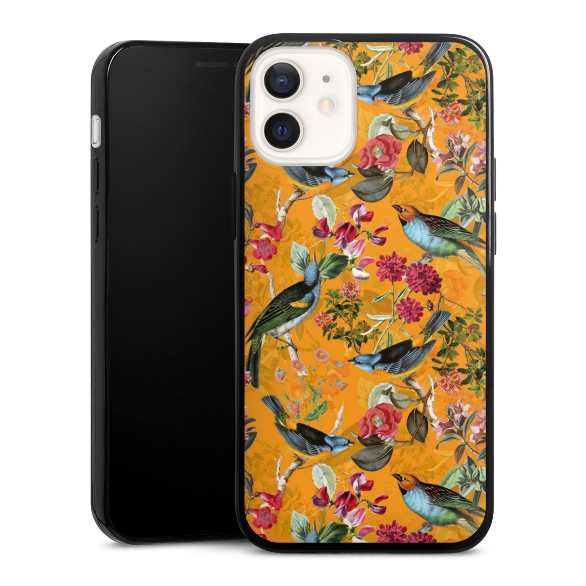 Vogels Bloemen Behang