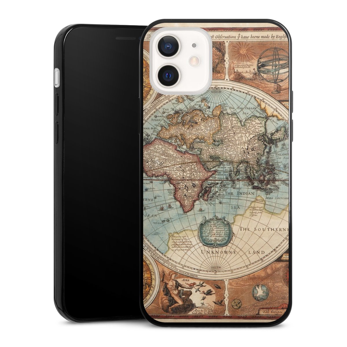 Mappa del mondo vintage