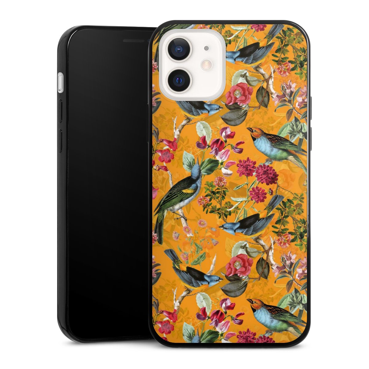 Vogels Bloemen Behang