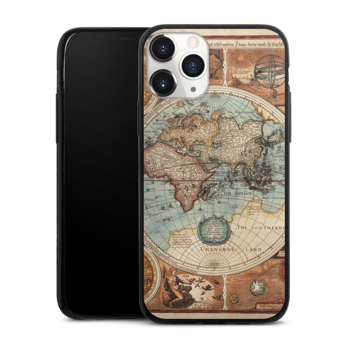 Mappa del mondo vintage