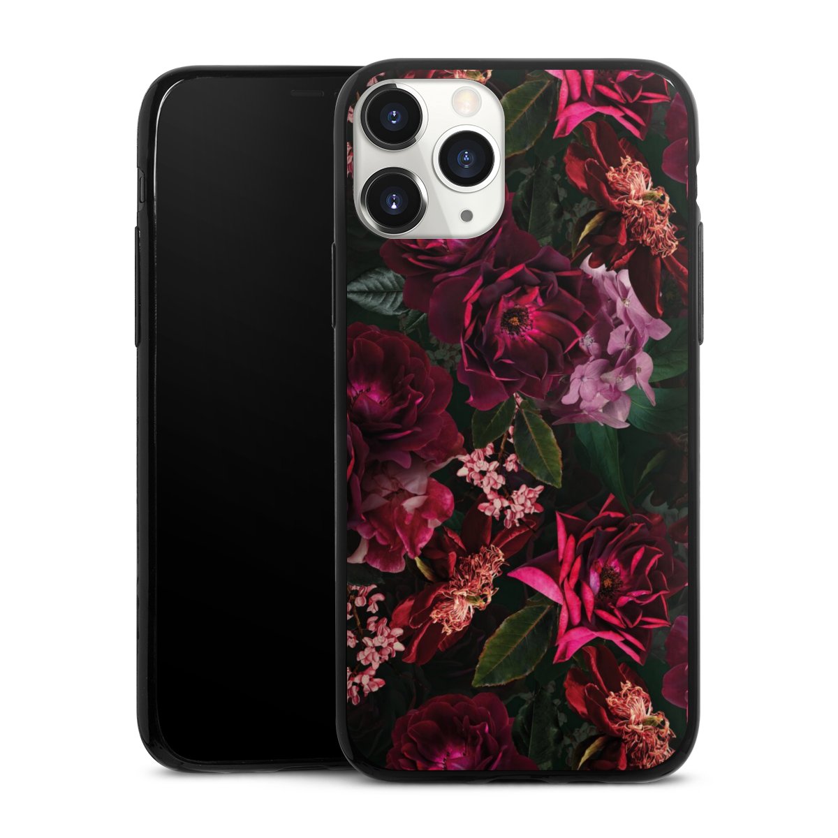 Fiori rosso scuro e rosa