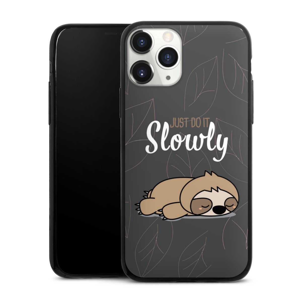 Just Do It Slowly Sloth Grey