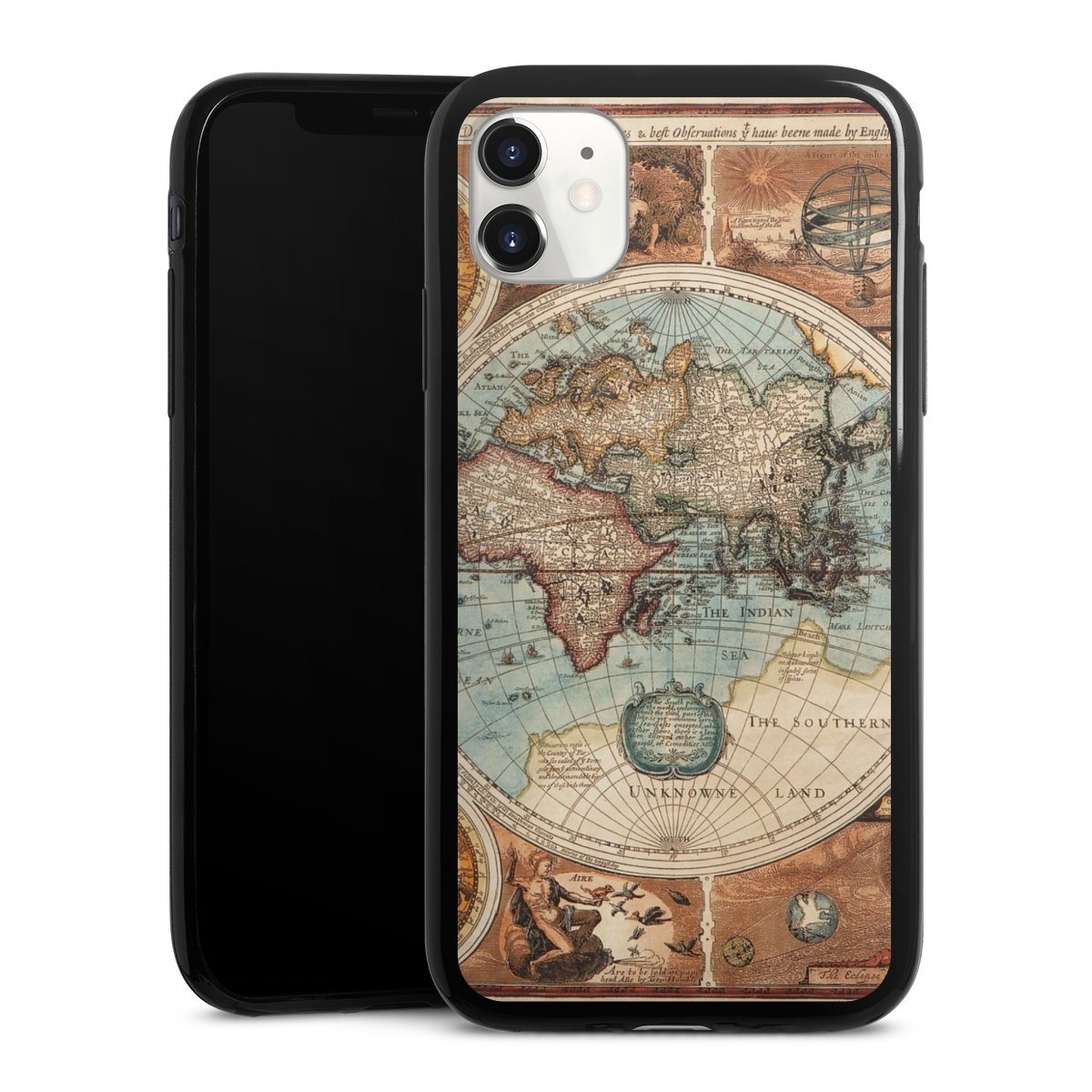 Mappa del mondo vintage