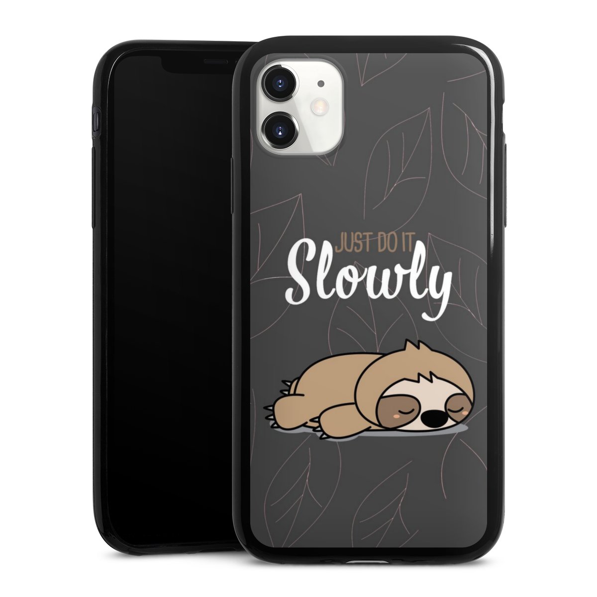 Just Do It Slowly Sloth Grey