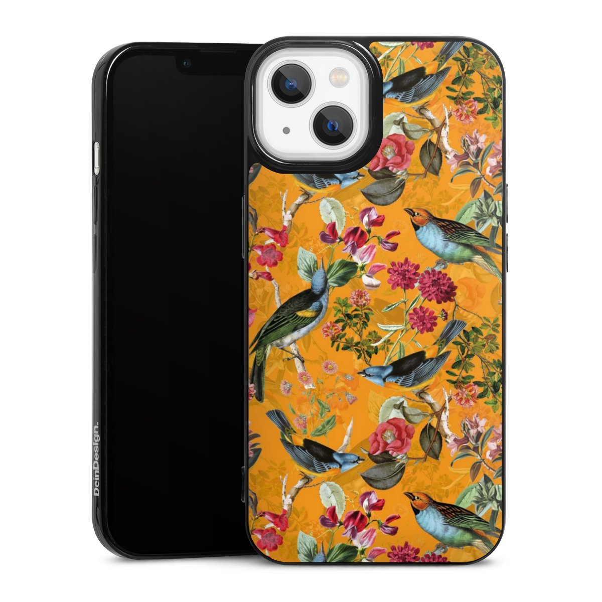 Vogels Bloemen Behang
