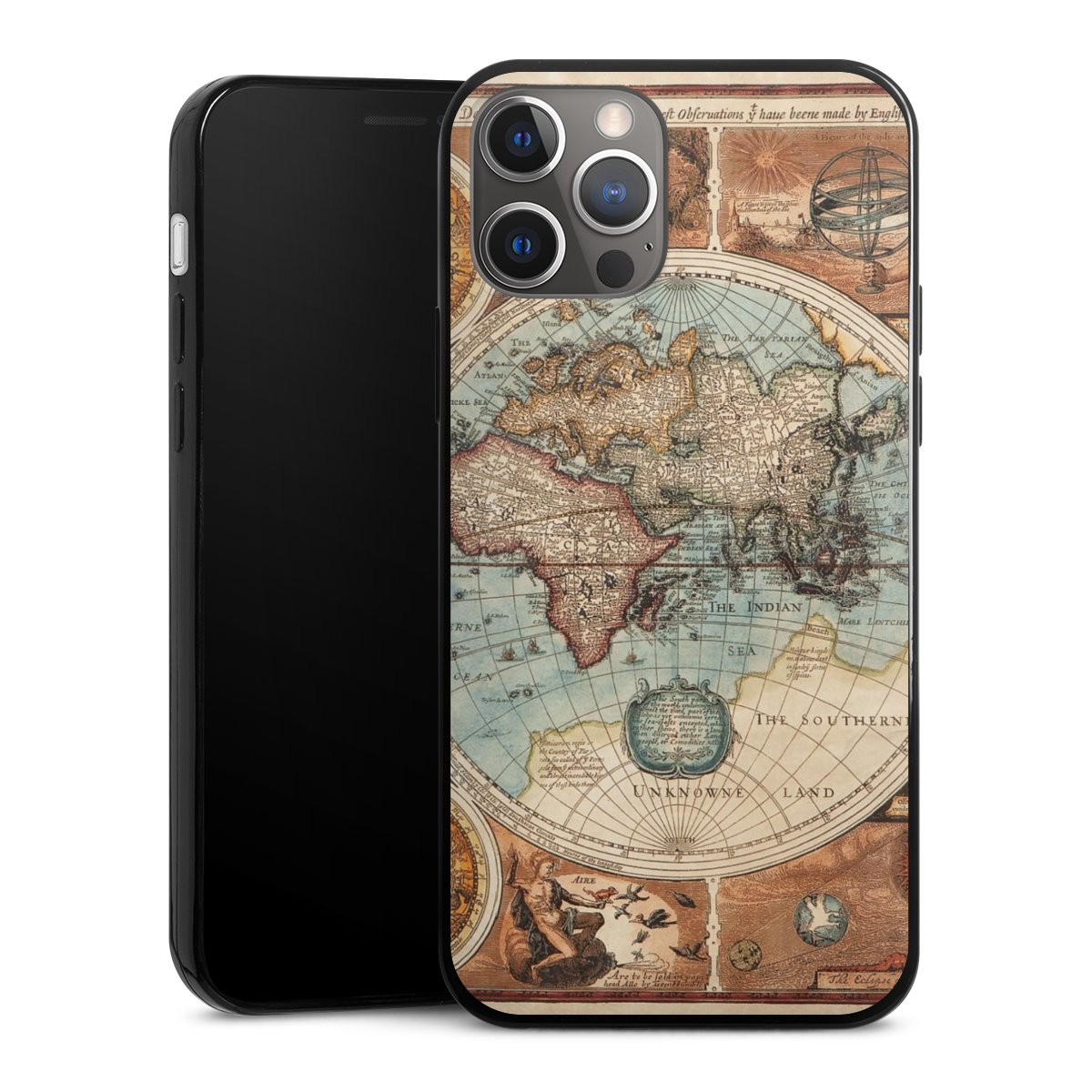 Mappa del mondo vintage