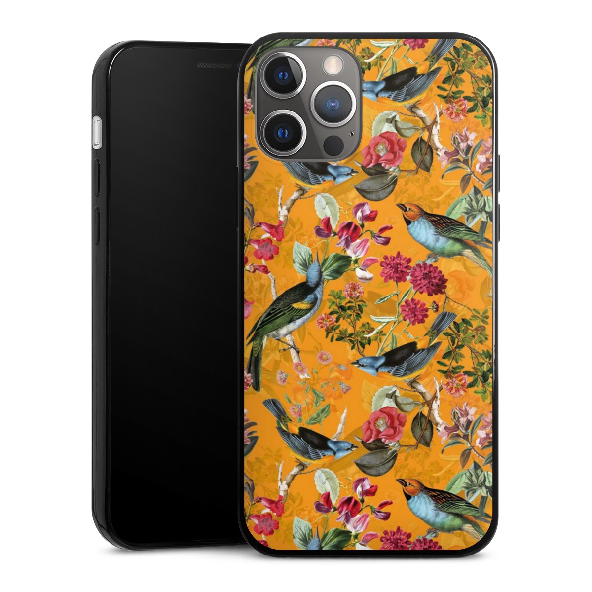 Vogels Bloemen Behang