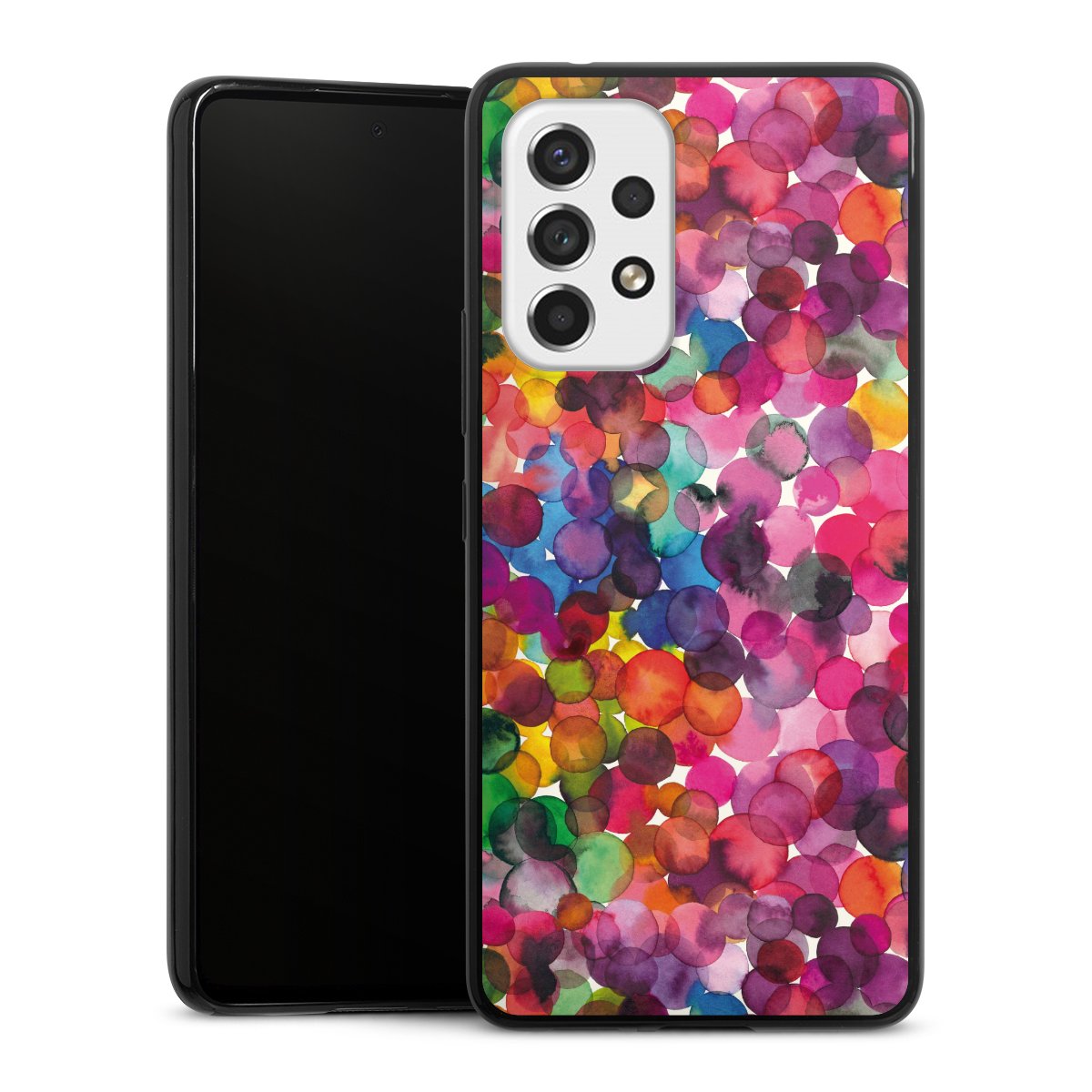 Punti acquerello sovrapposti