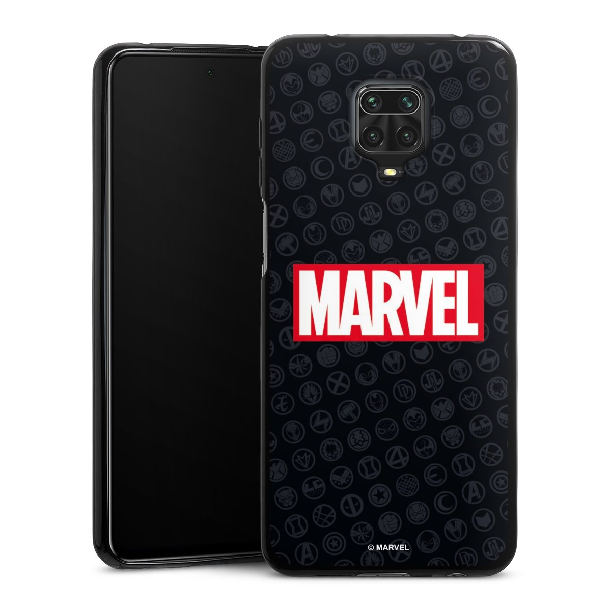 Marvel Logo Black Red 