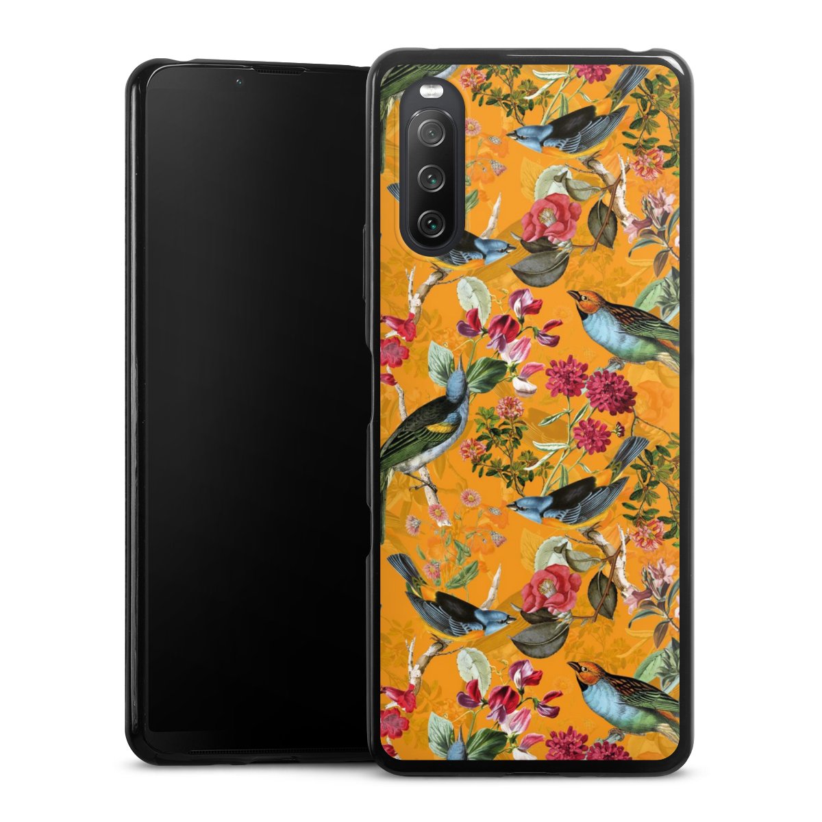 Vogels Bloemen Behang