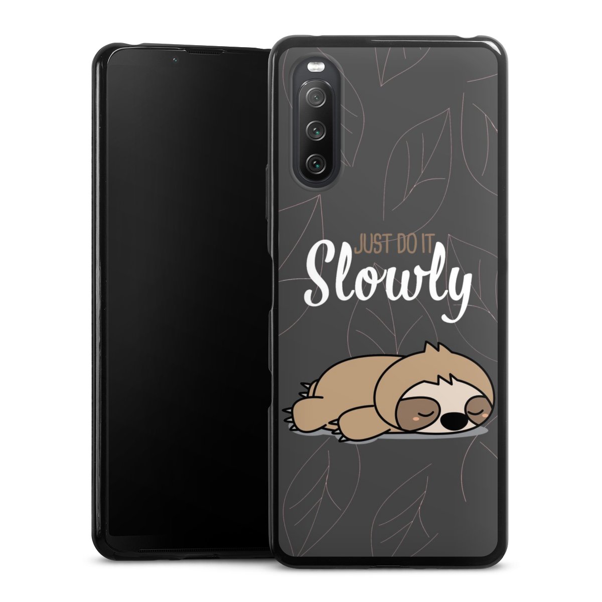 Just Do It Slowly Sloth Grey
