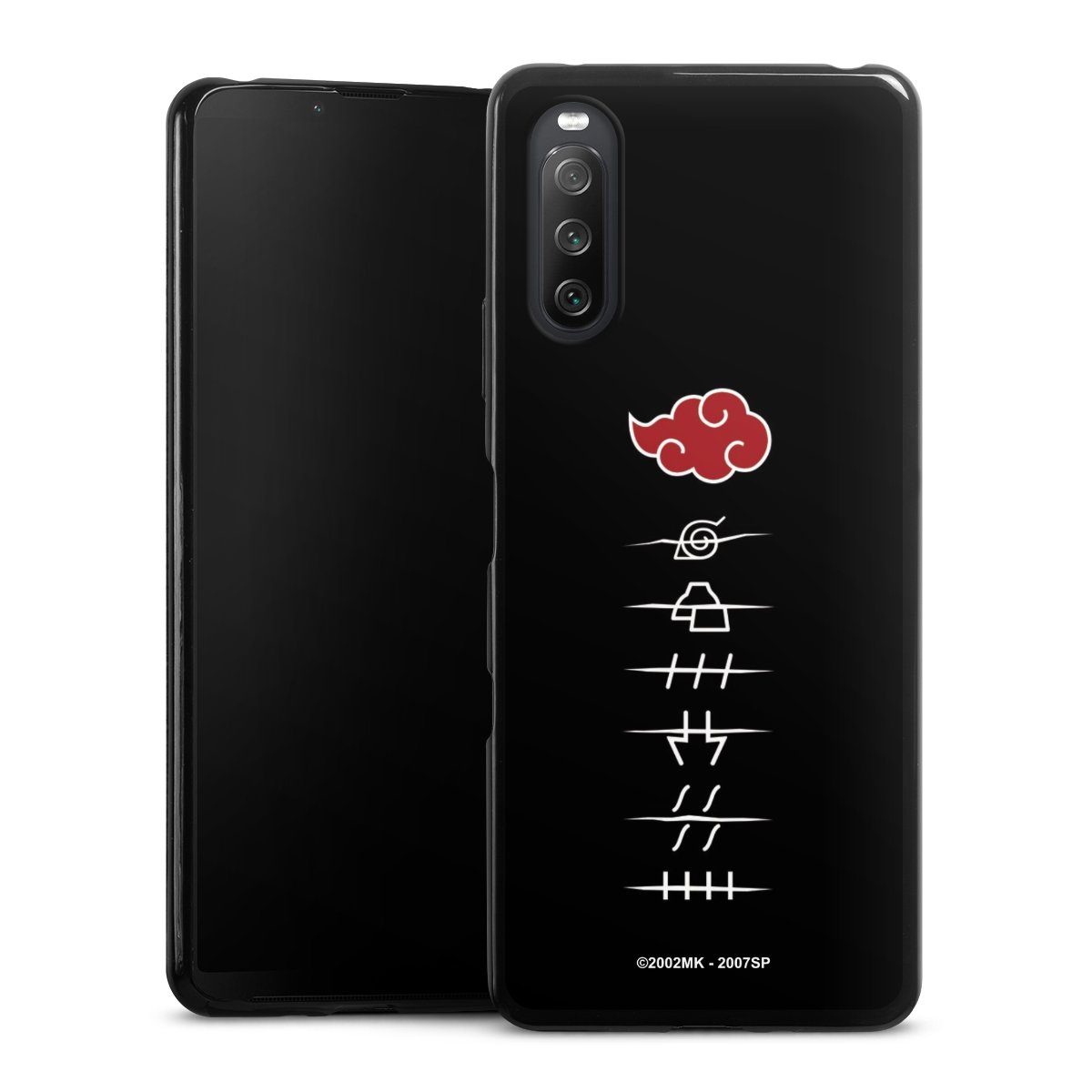 Symboles des membres de l'Akatsuki noirs