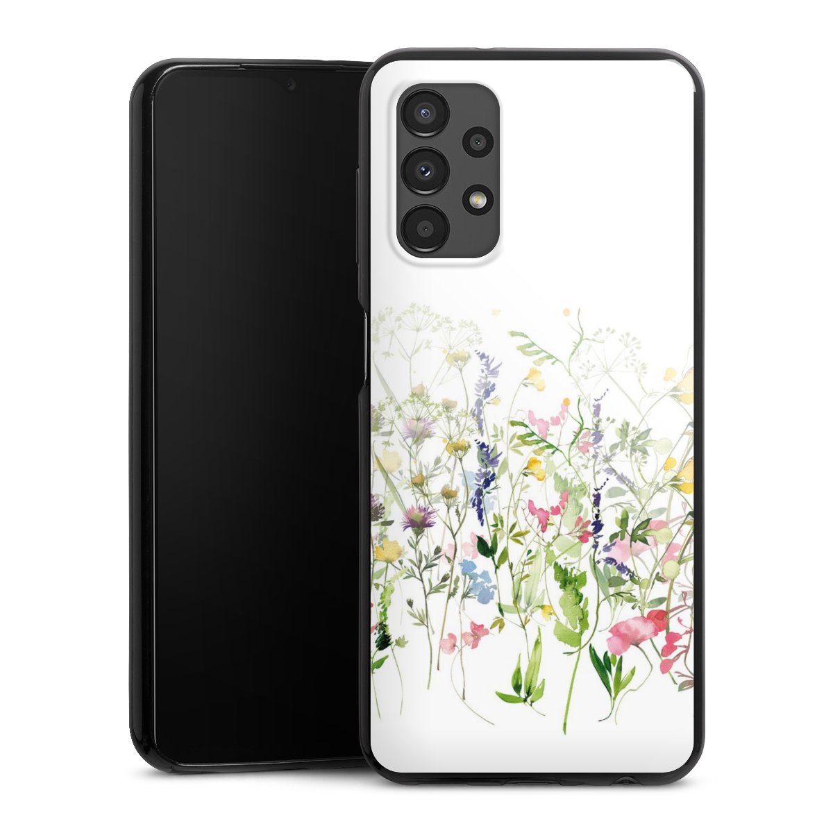 Kleurrijke lente weide bloemen