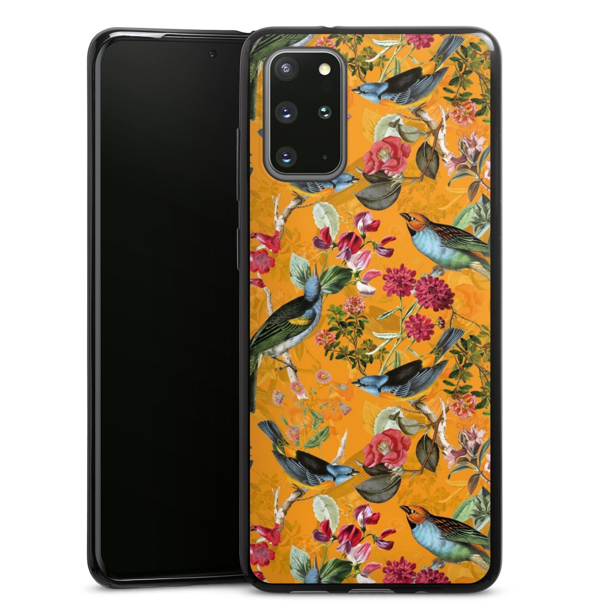 Vogels Bloemen Behang
