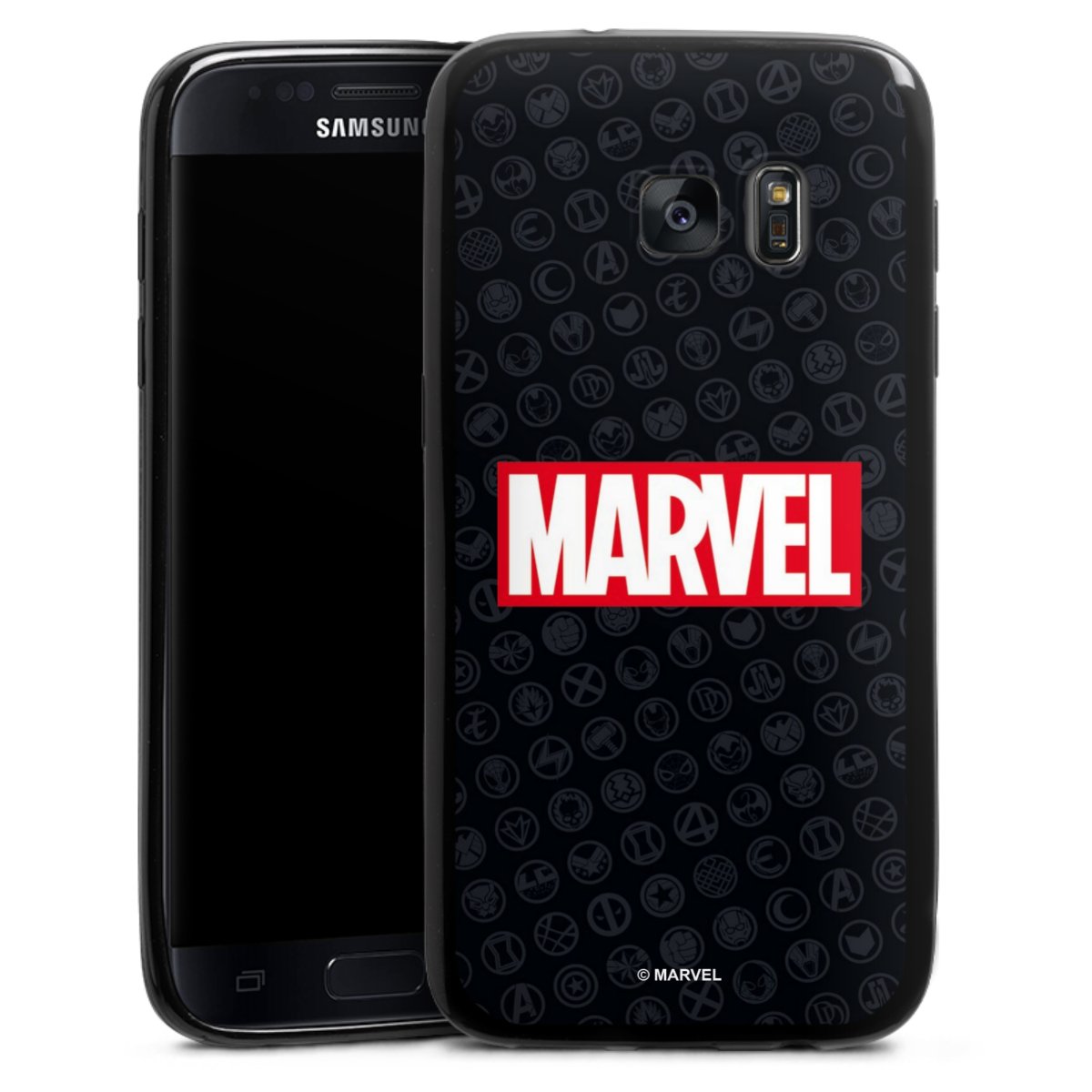 Marvel Logo Black Red 