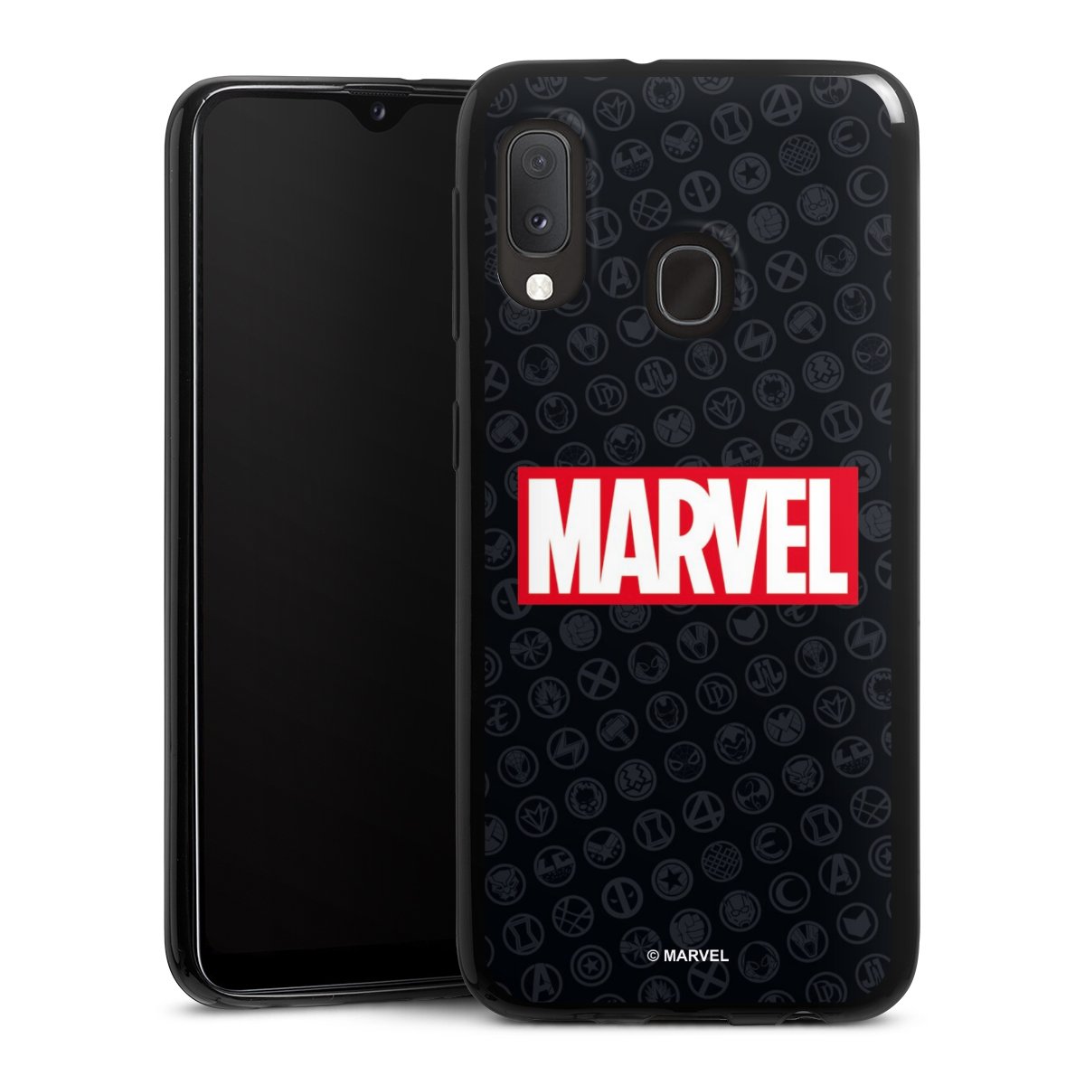 Marvel Logo Black Red 