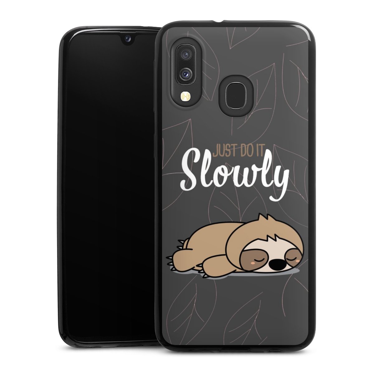 Just Do It Slowly Sloth Grey