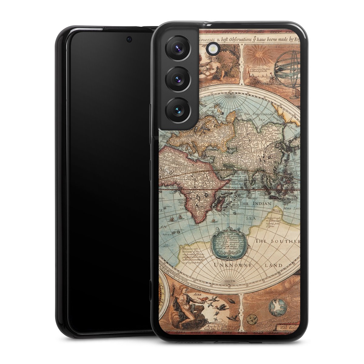 Mappa del mondo vintage