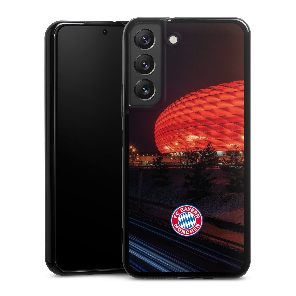 Allianz Arena bei Nacht FCB