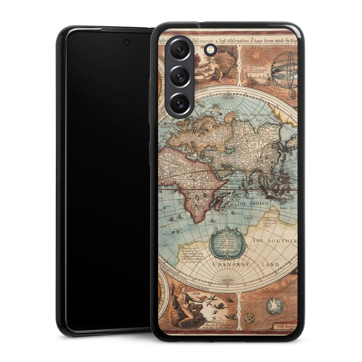 Mappa del mondo vintage