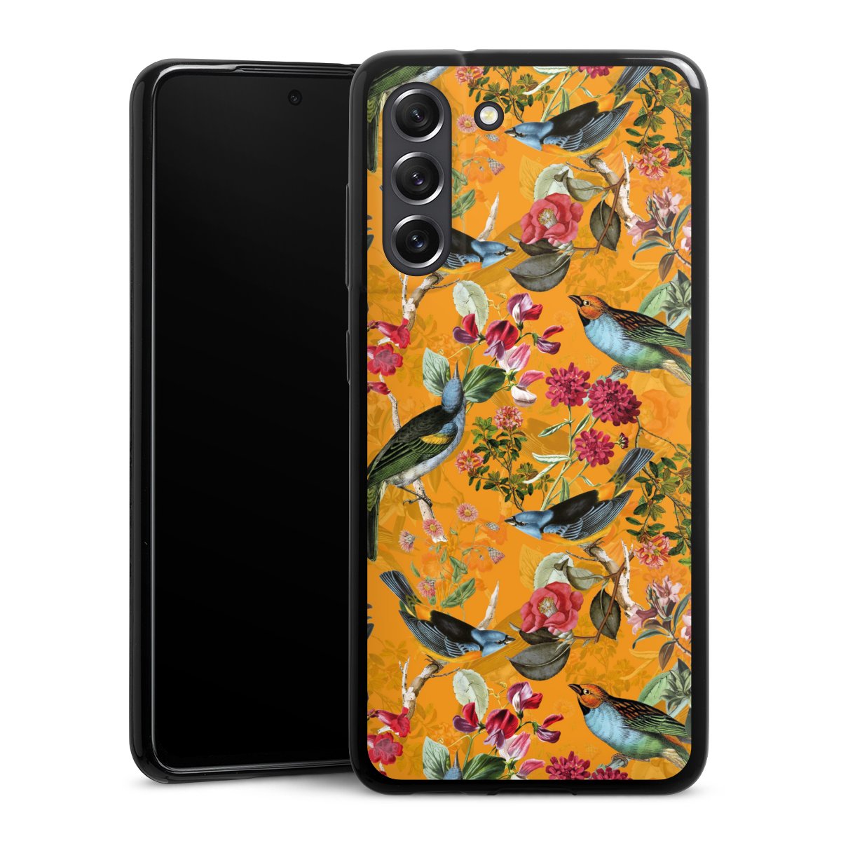 Vogels Bloemen Behang
