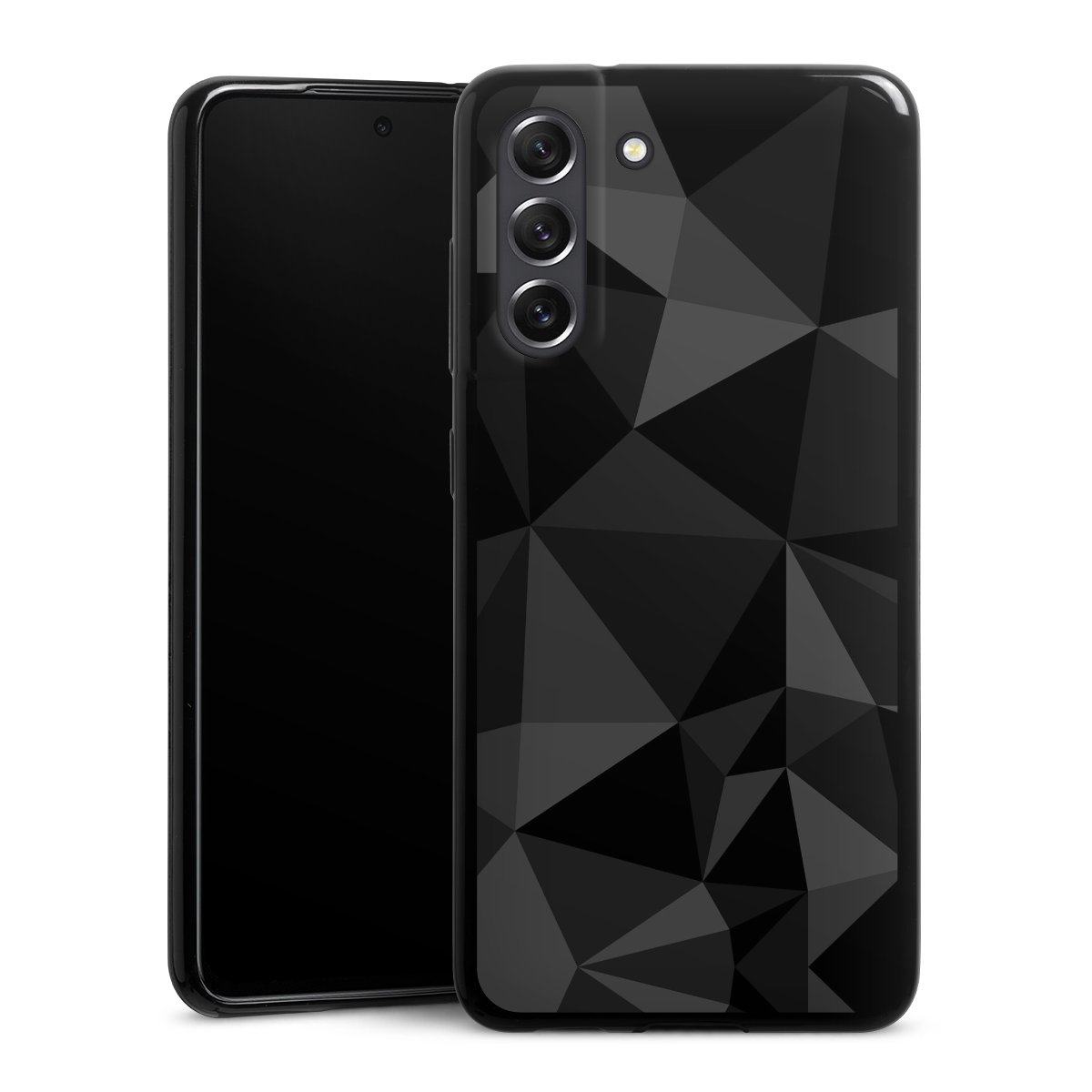 Motif Polygone Noir