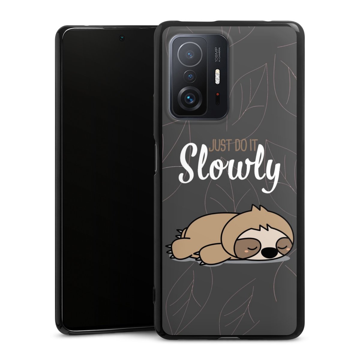 Just Do It Slowly Sloth Grey