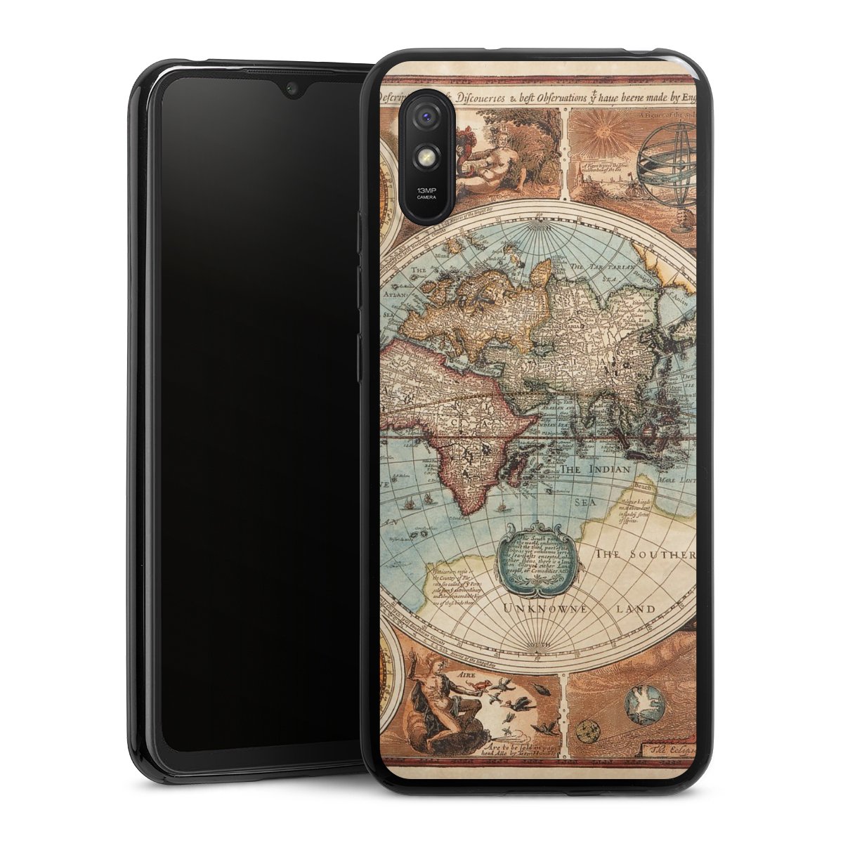 Mappa del mondo vintage