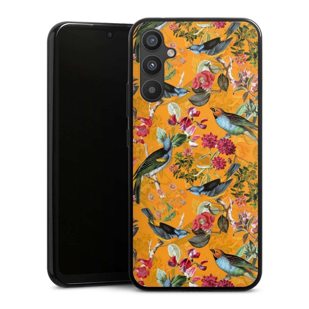 Vogels Bloemen Behang