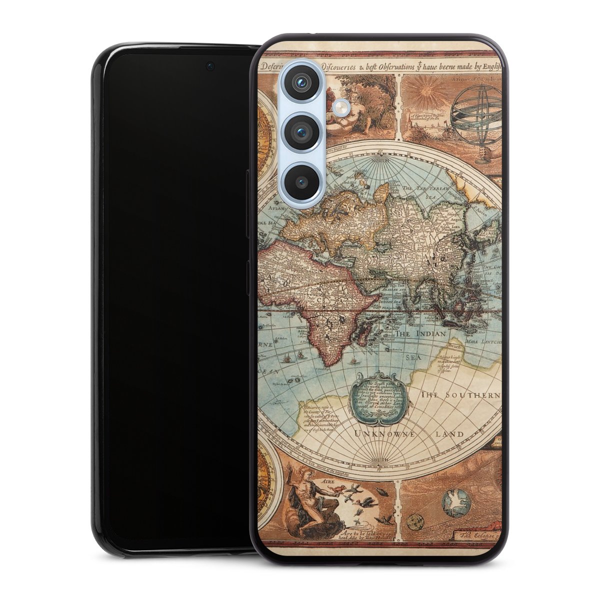 Mappa del mondo vintage
