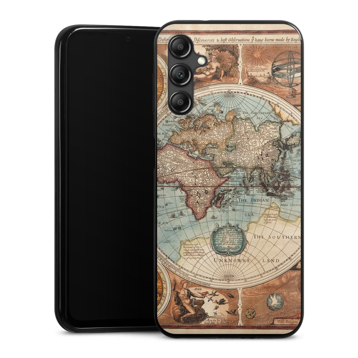 Mappa del mondo vintage