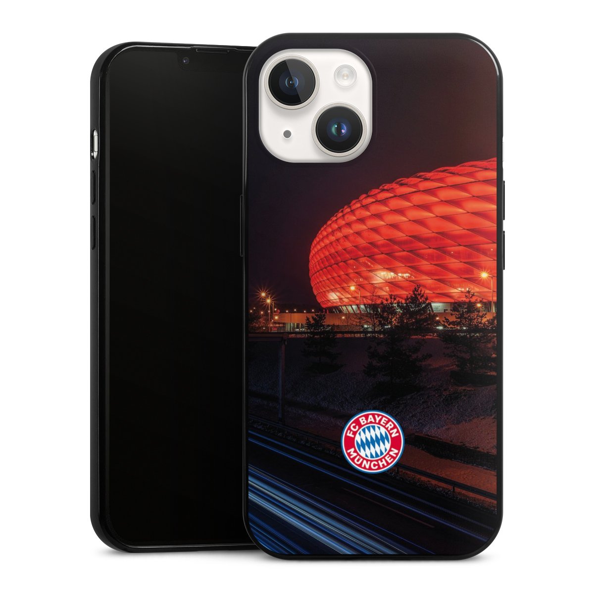 Allianz Arena bei Nacht FCB