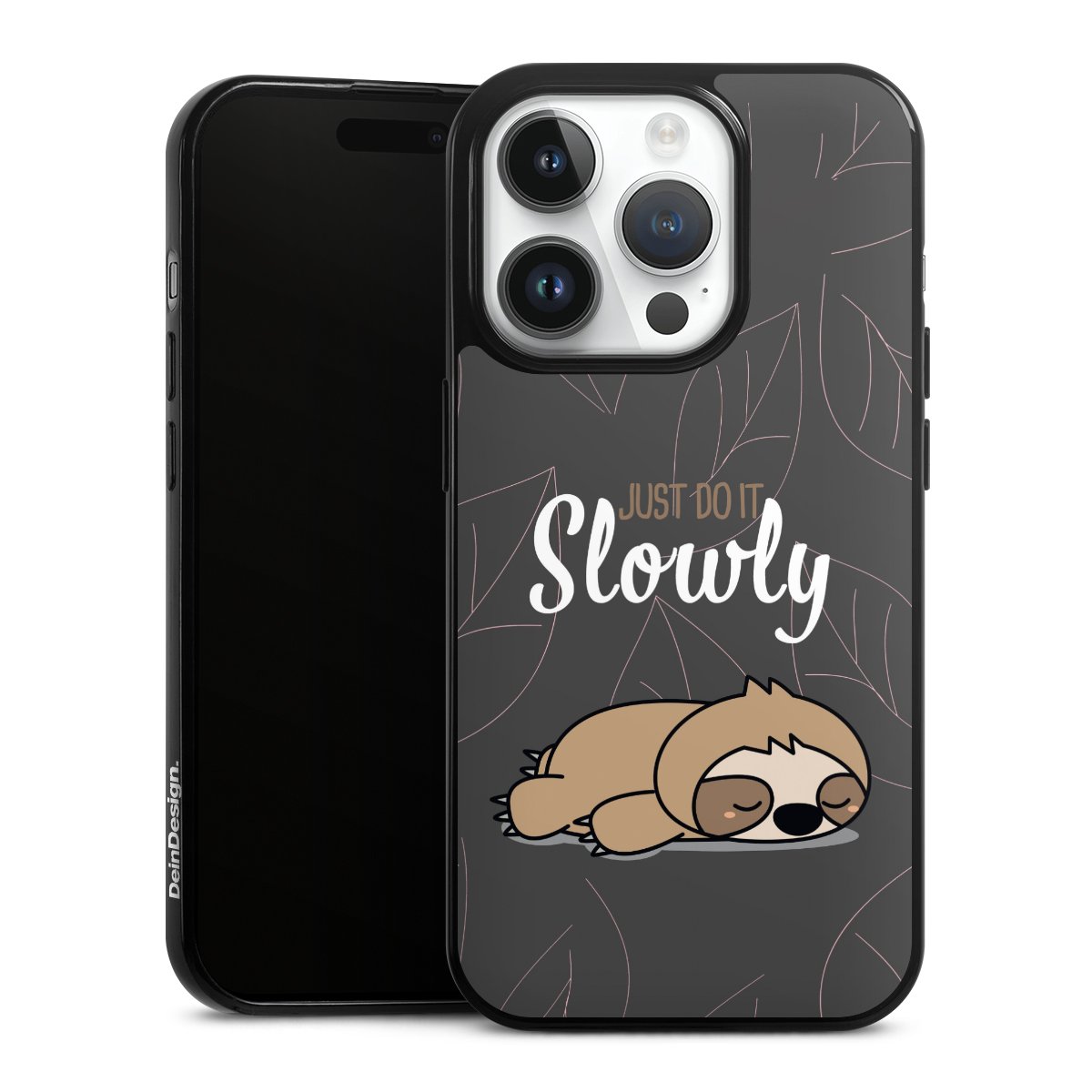 Just Do It Slowly Sloth Grey