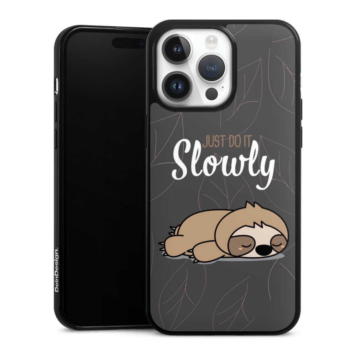 Just Do It Slowly Sloth Grey