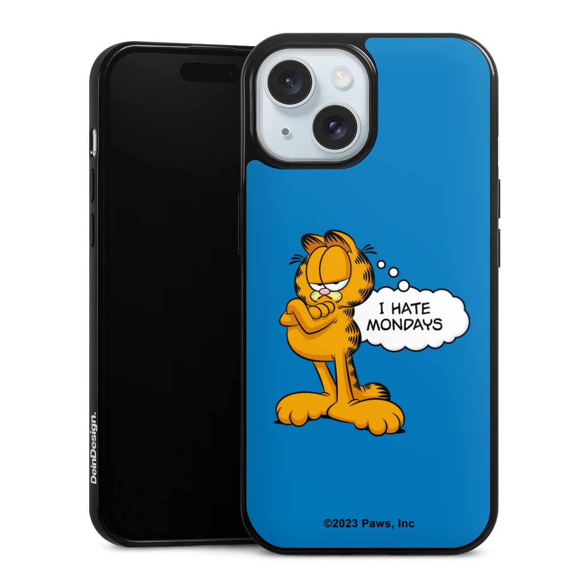 Garfield Ik haat maandagen blauw