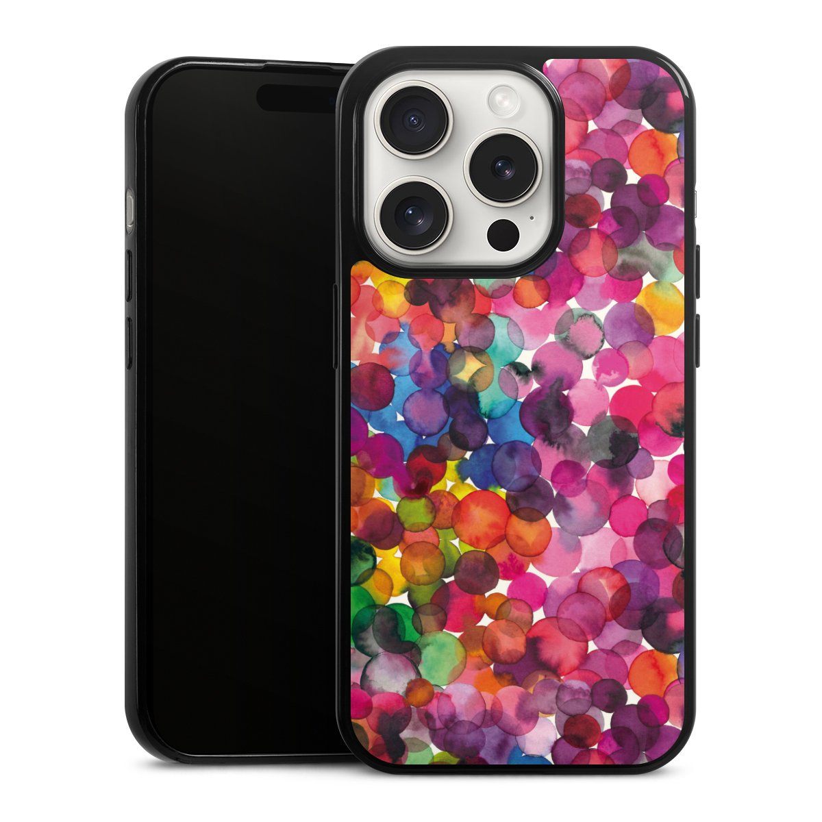 Punti acquerello sovrapposti