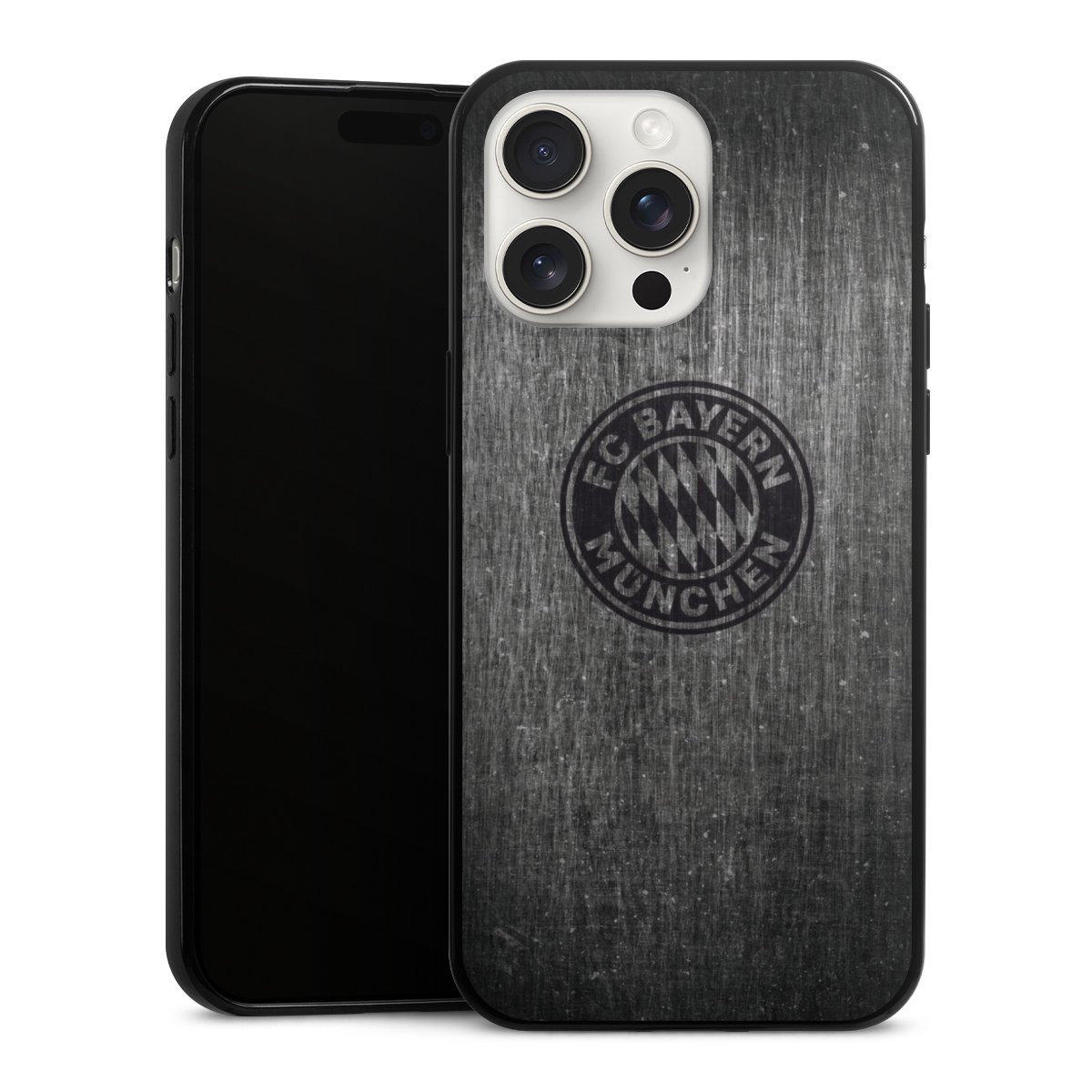 Metalllook FCB Logo einfarbig