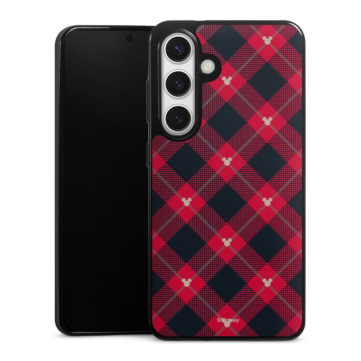 Motif de Noël Mickey rouge